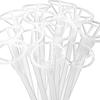 Celebridad de Internet Caricatura Globo de Papel de Aluminio Palo Bola Ondulante Palo de Remolque Soporte de Poste para Columna de Globos de Látex Puesto Callejero Venta al por Mayor
