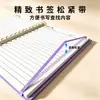 Cuaderno de Espiral Personalizado Transfronterizo con Tapa de Cuero, Sencillo y Elegante, Cuaderno Diario Universitario Engrosado con Correa de PU