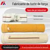 Saco de pó para fábrica de cimento, coletor de pó de pulso industrial, saco de filtro revestido de fibra de vidro P84 de alta temperatura, bolsa de caldeira