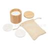 Almofada Removedora de Maquiagem Lavável 8cm Três Camadas Fibra de Bambu Almofada de Algodão Removedora de Maquiagem Reutilizável Lavagem Facial Removedor de Maquiagem Fofo