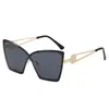 Gafas de Sol Ojo de Gato Transfronterizas Estilo Nuevo Personalidad de Hombre Estilo de Comercio Exterior Gafas de Metal Protección UV Gafas de Sol Polarizadas con Protección Solar