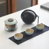 Set de Té Kung Fu Taza Rápida Creativa con Incienso de Sándalo Set de Regalo para la Salud para Líderes, Personas Mayores y Maestros Regalos de Cumpleaños