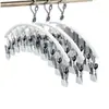 2024 nuevo tendedero clip para secar calcetines tendedero para calcetines plegable multi-gancho para colgar ropa interior para colgar ropa interior colgador para bebé venta al por mayor