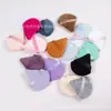 (apretado) borla de terciopelo cristal, borla de terciopelo, borla de polvos triangular pequeña, polvos secos, borla de algodón para polvos húmedos y secos.