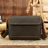 Bolso bandolera para hombre de cuero genuino moderno, gran capacidad, de un solo hombro, bolso mensajero para ir al trabajo, bolso de hombro para hombre