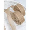 Fita de Corda de Cânhamo Retrô Cor Original Fita de Algodão Linho Seda Fita de Presente Decoração de Presente Fita de Decoração DIY Feita à Mão Fita Tecida de Juta