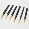 Pinça para Cílios Postiços Manual DIY Clip de Ponta Fina Manual de Manicure para Cílios Pinça para Cílios Postiços Antiestática ESD-15