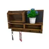 Estante de Madera para Pared Simple de Moda para el Hogar Estante de Almacenamiento Estante de Exhibición Colgante