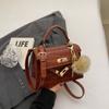 Bolsas para Mujer, Bolso de Hombro Versátil de Cocodrilo para Mujer, Nuevo Bolso de Mano de Moda Retro de Invierno Patrón Bolso Kelly