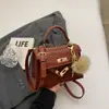 Bolso de mujer personalizado, bolso de hombro versátil para mujer con estampado de piedra, nuevo bolso de mano de moda de invierno, bolso Kelly retro a la moda