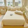 Juego de Sábana de Cama de Gasa de Doble Capa con Sensación de Nube para Bebé y Maternidad Clase A, Sábana Individual para Uso en Casa y Dormitorio