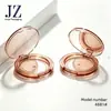 Jinze Pedido Compacto Redondo de Presión de Color Único Estuche para Polvos Estuche para Rubor Plástico Vacío Material de Empaque