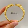 Joyería de Aleación de Cobre, Color Esmalte Paisaje de Mil Millas Sutra del Corazón Pulsera Abierta para Mujeres, Pulsera de Diseño de Nicho