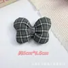 Acessórios de Laço Xadrez Estilo Coreano, Acessórios de Cabelo de Nó de Osso Preenchidos com Algodão, Bolsas, Sapatos, Meias, Acessórios de Roupa DIY, Atacado