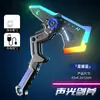 Espada de Luz que Lanza Chispas, Espada de Guerra Interestelar, Espada Láser de Spray, Luz Fluida de Colores, Juguetes para Niños y Niñas, Transfronterizo