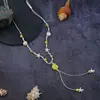 Jingdezhen Cerámica Serie Oceánica Concha Color Dopamina Pulsera de Cuerda Tejida Simple Linda Versátil Accesorio para Mejor Amigo Venta al por Mayor