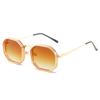 2189 Rebaja Poligonales Retro Steampunk Metal Gafas de Sol Hombres y Mujeres Amazon Gafas al por Mayor Y2