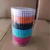 Suministro Yiwu cilindro de plástico PVC cilindro de PET transparente taza de papel para pastel cilindro portatartas de papel