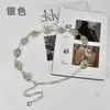 Cadena de Cintura de Metal de Tendencia Europea y Americana para Mujeres Jóvenes Estilo Étnico Personalidad Nicho Versátil Cadena para el Cuerpo y la Cintura de Mujer