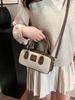 Bolso de bolos de color nicho para mujer, nuevo bolso de lona de alta gama 2025, bolso bandolera vintage.