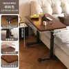 Mesa de noche para uso doméstico, mesa ajustable en altura manual y móvil con ruedas, escritorio de escritura pequeño para estudiantes, mesa de estudio para niños con ruedas