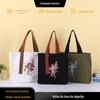 Fábrica atacado moda saco de lona tridimensional saco tote presentes promocionais fita lona saco tote logotipo imprimível