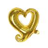 Globo de película de aluminio con forma de corazón y gancho mediano de 18 pulgadas para propuesta de San Valentín, boda, decoración de boda, globo con forma de corazón de amor.