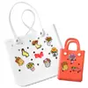 Vendas Diretas de Fábrica Série Dia dos Namorados Bolsa com Furo para Flores Acessórios Bolsa de Praia Bogg Bag Fivela Decorativa Acessórios de Flor para Sapato