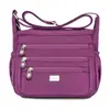 Bolso de Mujer 2026 Nuevo Modelo Transfronterizo Versátil Color Sólido Tela de Nylon Bolso de Mamá Gran Capacidad Hombro Único Cruzado Bolso Cuadrado Pequeño