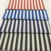 Fabricantes de fonte à vista tecido de camisa listrada de algodão poliéster tecido de vestido listrado primavera e verão roupas infantis tecido listrado da moda