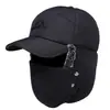 Gorro Lei Feng tipo Iceberg para Otoño e Invierno para Hombres, Adultos Mayores, Protección para los Oídos para Ciclismo al Aire Libre, Gorro de Algodón Grueso y Cálido para Prevenir Olas de Frío