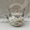 Tetera de Esmalte para Comercio Exterior, Tetera Vintage para Agua Fría, Tetera Doméstica con Capacidad de 2.5L, Tetera de Esmalte en Varios Diseños y Colores