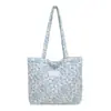 Comercio exterior transfronterizo artístico estilo coreano moda floral tela francesa pequeño fresco plisado axila hombro bolso tote