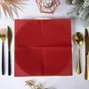 Servilletas Desechables de Color Sólido Cálido Simples Exclusivamente para Comercio Electrónico Transfronterizo, Adecuadas para Decoraciones de Fiesta de Acción de Gracias y Halloween