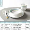Vajilla de melamina Xiangyuan juego comercial para restaurante de hot pot hotel set especial de cuatro piezas imitación porcelana tazones, platos, tazas y cucharas traje