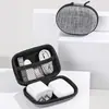 Bolsa de Armazenamento Multifuncional para Cabos de Dados, Estojo Protetor para Pen Drive USB Digital, Carregador de Fone de Ouvido, Bolsa de Armazenamento Portátil, À Prova d'Água