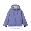 Chaqueta softshell súper elegante de estilo americano, un conjunto de escalada al aire libre con capucha para parejas, a prueba de viento y forrado de polar, corte holgado, disponible para hombres y mujeres.