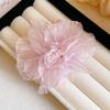 Horquilla de flor de dopamina, lote de un yuan, para niña coreana, con forma de corazón y pico de pato, accesorios para el cabello de verano para mujer
