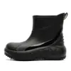 Botas de Lluvia de Moda Transfronterizas para Hombre, Caña Corta, Suela Suave, Zapatos Impermeables para Pesca al Aire Libre, Zapatos de Goma Antideslizantes para Cocina, Zapatos para Lavado de Autos