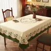 Toalha de Mesa de Luxo Leve de Alta Qualidade Impermeável e à Prova de Óleo Estilo Retro Americano Dopamina Tapete para Mesa de Jantar Estilo Ins Toalha de Mesa para Mesa de Centro