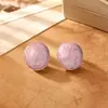 Brincos de Gota de Óleo com Areia Líquida Colorida Doces, Simples e Modernos, Sensação de Alto Padrão, Brincos Geométricos Frescos, Acessórios Personalizados Estilo Feminino