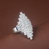 Joyería Popular Europea y Americana, Nuevo Anillo de Diamantes para Mujer, Accesorios de Boda Nupcial, Anillos de Entrega Rápida