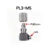 Accesorios de microconexión rápida de acero inoxidable y cobre SMC, conectores de púas mini rectos y en codo PC4, accesorios PL4-m3m5m6
