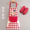 Delantal impermeable y a prueba de aceite para adultos, ropa de trabajo con dibujos animados para imprimir, ideal para cocina, hogar y catering.