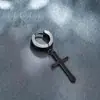 Suministro Directo de Fábrica de Pendientes de Acero de Titanio con Cruz para Hombres, Pendientes de Moda Personalizados Estilo Coreano, Joyería de Clip para Oreja Redonda Sin Perforación