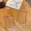 Adecuado para funda protectora Samsung Zfip4 funda dura 360 todo incluido pc simple transparente funda para teléfono p50pocket