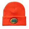 Amazon Logo Cara Sonriente Personalizada Gorro de Punto Exportación Color Sólido Gorro de Lana Invierno para Hombre Cálido Protección para los Oídos Gorro para el Frío