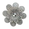 Broche de Flor Grande Completo de Diamantes Transfronterizo, Flor para Zapato Versátil de Moda de Lujo de Alta Gama, Accesorios de Ropa DIY para Bolsos
