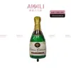 Globo Nueva Botella de Vino Botella de Vino Verde Copa de Champán Copa de Vino de Cumpleaños Decoración de Fiesta Arreglo Accesorios Globo al por Mayor