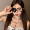 Máscara de Ojos Original para Halloween Diez Colores Estilo Lolita Oscuro Gótico para Mujer Encaje Comic-Con Cos Amor Cruz